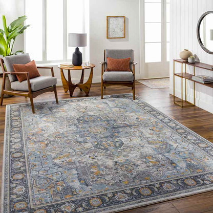 Brianne Traditional Ivory/Charcoal Area Rug