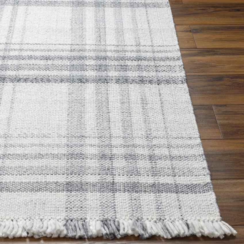 Alessia Cottage Slate Gray/Ivory Area Rug