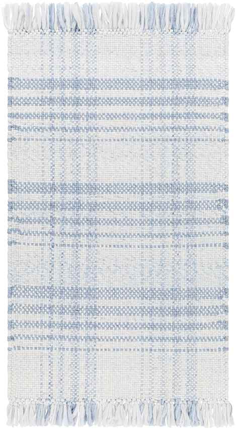 Alessia Cottage Sky Blue/Ivory Area Rug