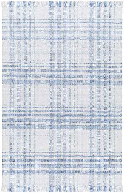 Alessia Cottage Sky Blue/Ivory Area Rug