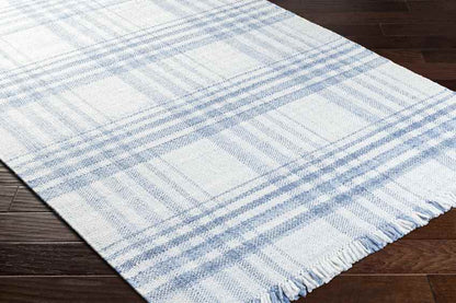 Alessia Cottage Sky Blue/Ivory Area Rug