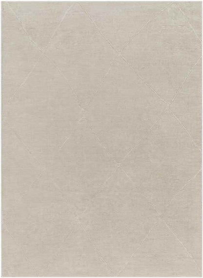 Pietro Global Taupe Washable Area Rug