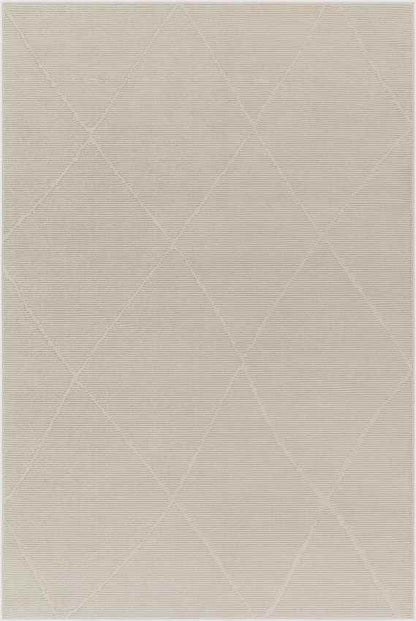 Pietro Global Taupe Washable Area Rug