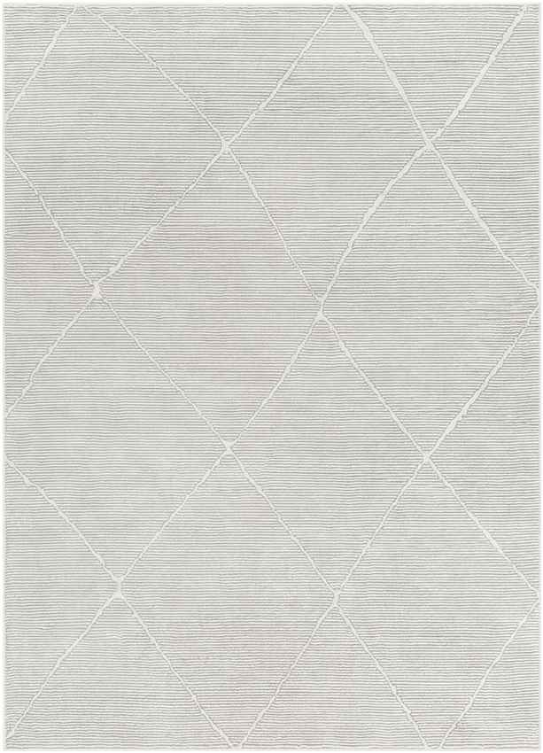 Pietro Global Light Slate Washable Area Rug