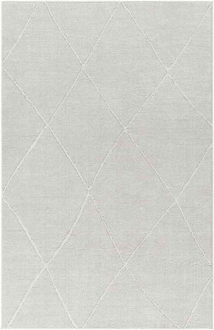 Pietro Global Light Slate Washable Area Rug