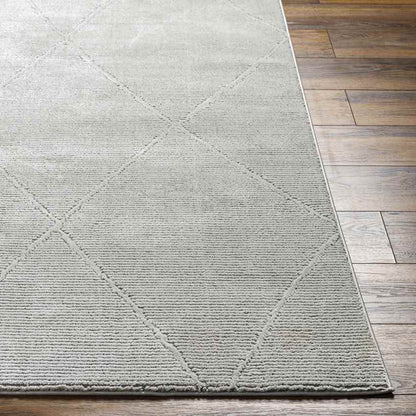 Pietro Global Light Slate Washable Area Rug