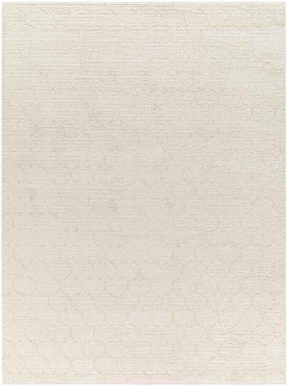 Kwasi Cottage Beige Washable Area Rug