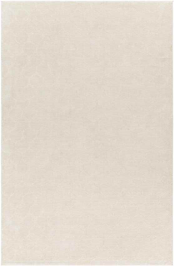 Kwasi Cottage Beige Washable Area Rug