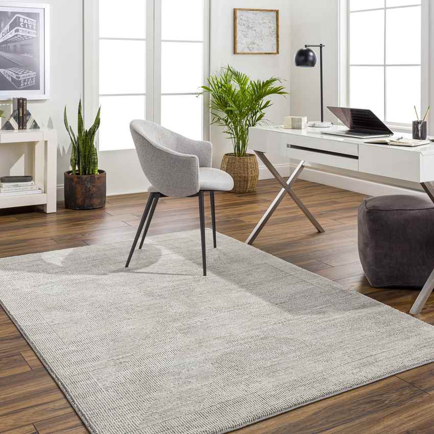 Rigoberto Modern Mocha Washable Area Rug