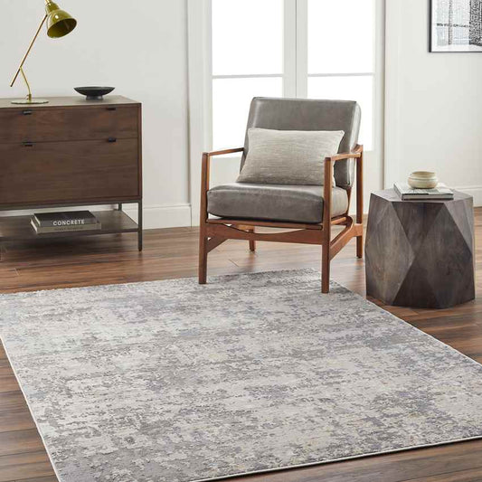 Noor Modern Slate Gray Area Rug