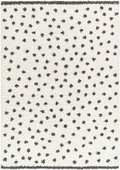 Aerica Modern Ivory/Dark Gray Area Rug