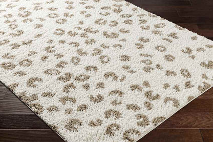 Mycal Modern Dark Brown/Cream Area Rug