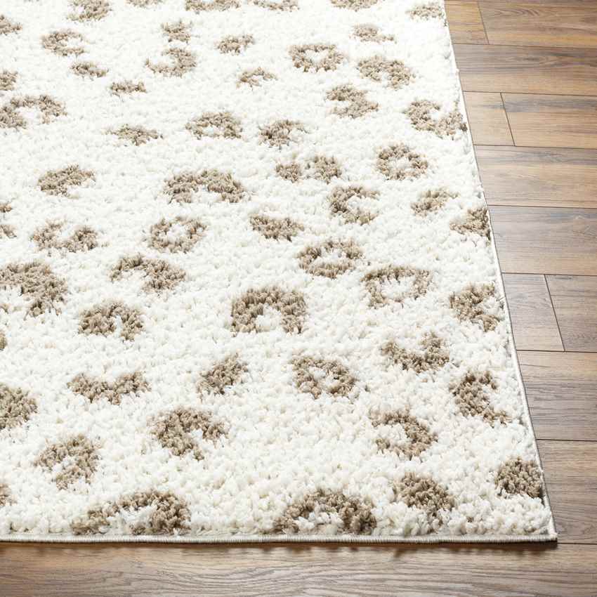Mycal Modern Dark Brown/Cream Area Rug