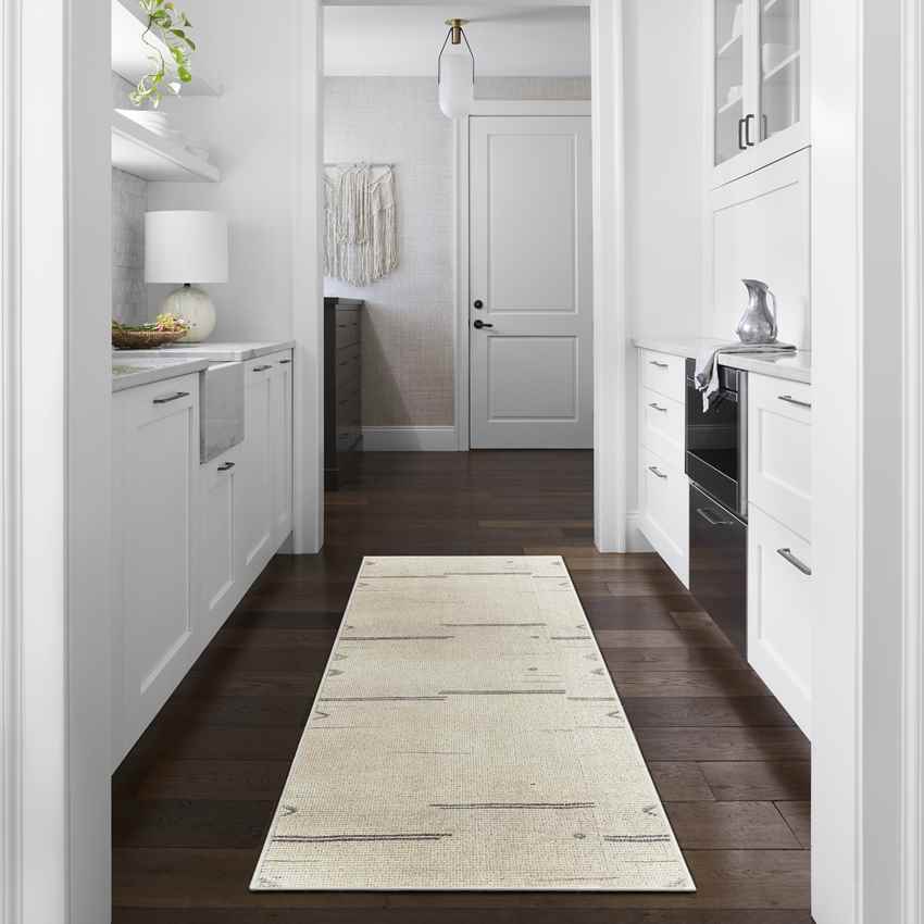 Rivi Global Dark Brown/Beige Area Rug - Becki Owens x Livabliss