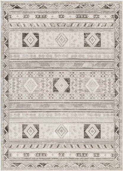 Keara Global Taupe/Ivory Area Rug