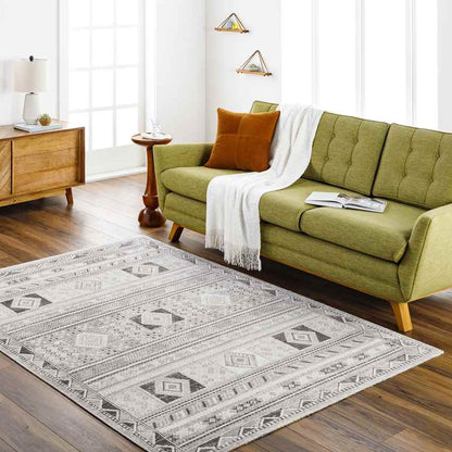 Keara Global Taupe/Ivory Area Rug