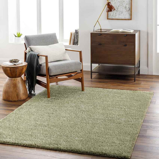 Dalon Modern Moss Green Area Rug