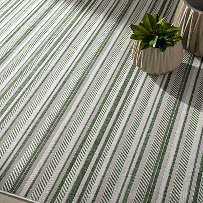 Pau Global Moss Green Area Rug
