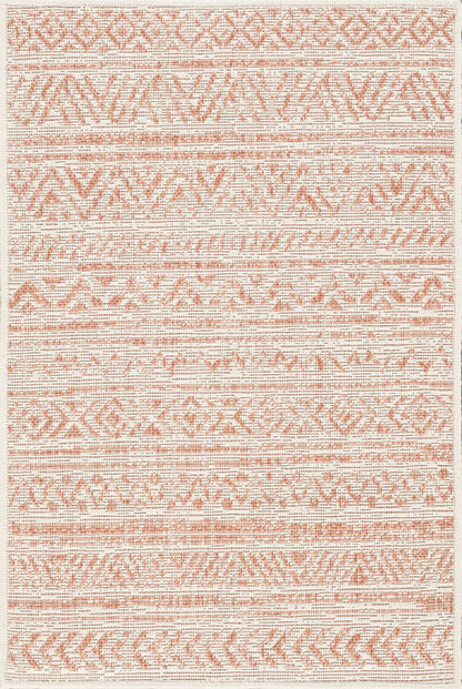 Goff Global Coral Pink Area Rug