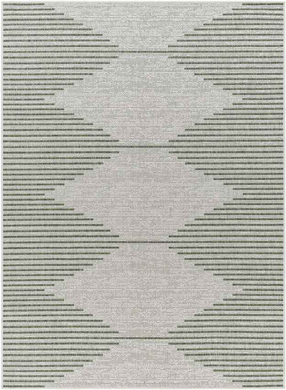 Okswerd Global Moss/Gray Area Rug