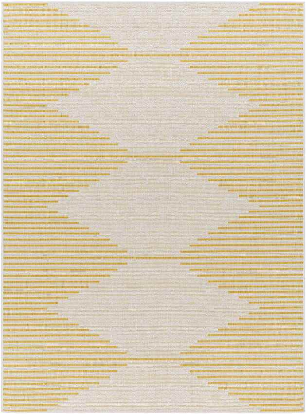Okswerd Global Saffron/Gray Area Rug