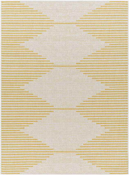 Okswerd Global Saffron/Gray Area Rug