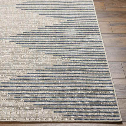 Okswerd Global Navy/Gray Area Rug