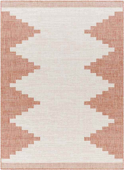 Wolfheze Global Coral/Gray Area Rug
