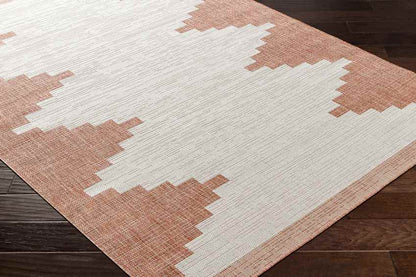 Wolfheze Global Coral/Gray Area Rug