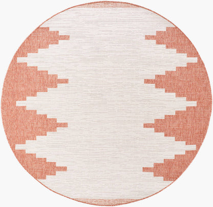 Wolfheze Global Coral/Gray Area Rug