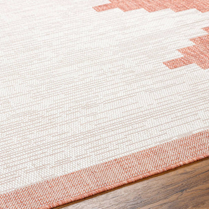 Wolfheze Global Coral/Gray Area Rug