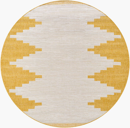 Wolfheze Global Amber/Gray Area Rug