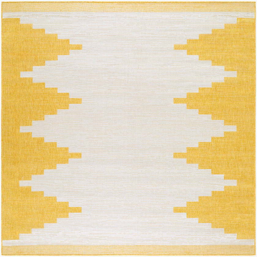 Wolfheze Global Amber/Gray Area Rug