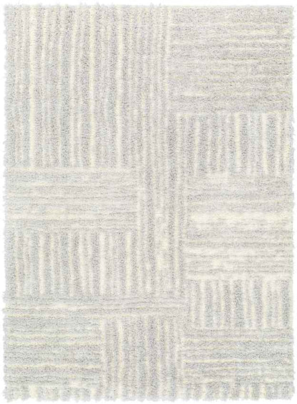 Aubree Modern Light Gray/Cream Area Rug