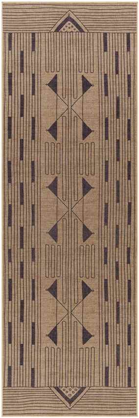 Dystany Cottage Pecan/Dark Gray Washable Area Rug
