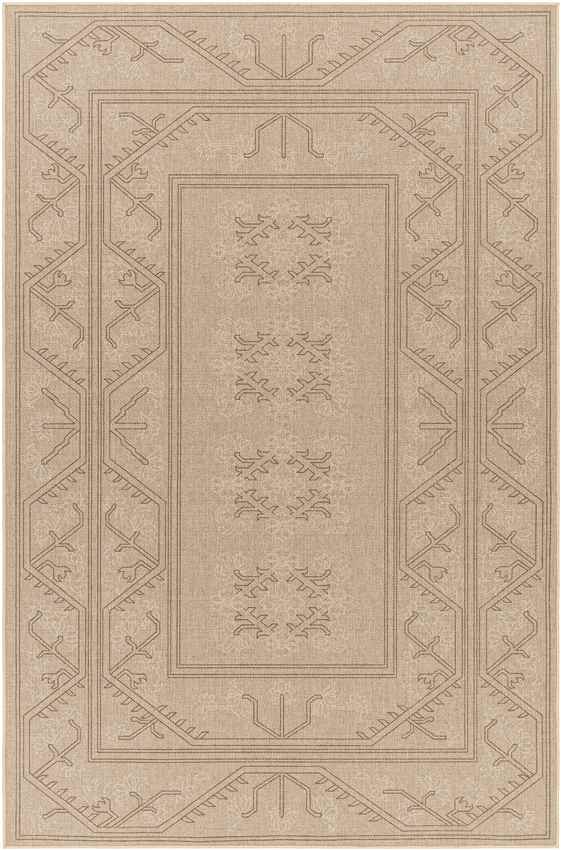 Tenequa Cottage Pecan/Brown Washable Area Rug
