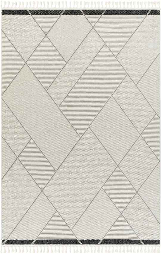 Lenamarie Modern Beige/Black Area Rug