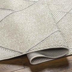 Lenamarie Modern Beige/Black Area Rug