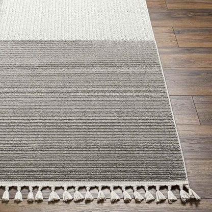 Abena Modern Ivory/Dark Brown Area Rug