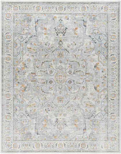 Aira Traditional Pale Blue Area Rug