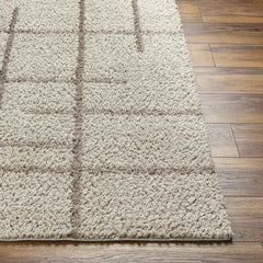 Lyndy Modern Light Brown Area Rug