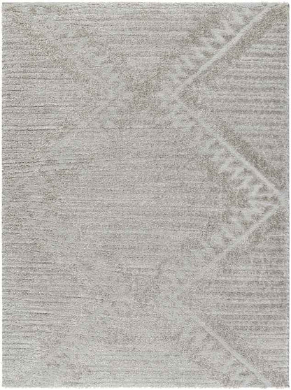 Brittane Global Gray/Dark Brown Area Rug
