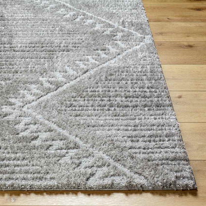 Brittane Global Gray/Dark Brown Area Rug