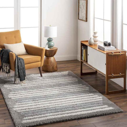 Candyse Modern Gray/Cream Area Rug