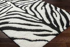 Delonte Modern Black/Cream Area Rug