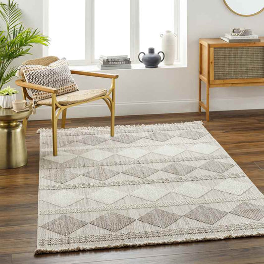 Saulo Global Light Brown Area Rug