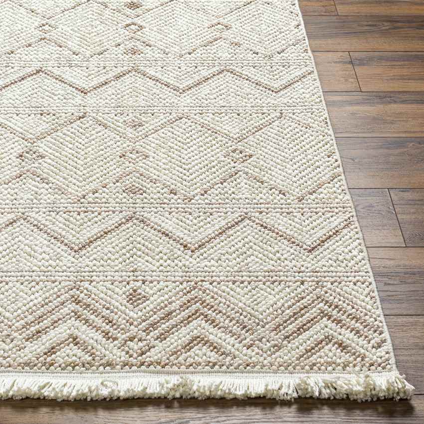 Nikkie Global Light Brown Area Rug