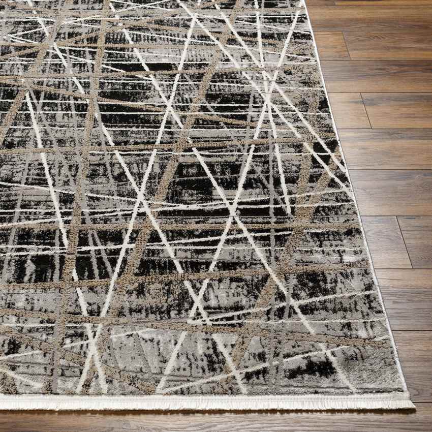 Terelle Modern Black Area Rug