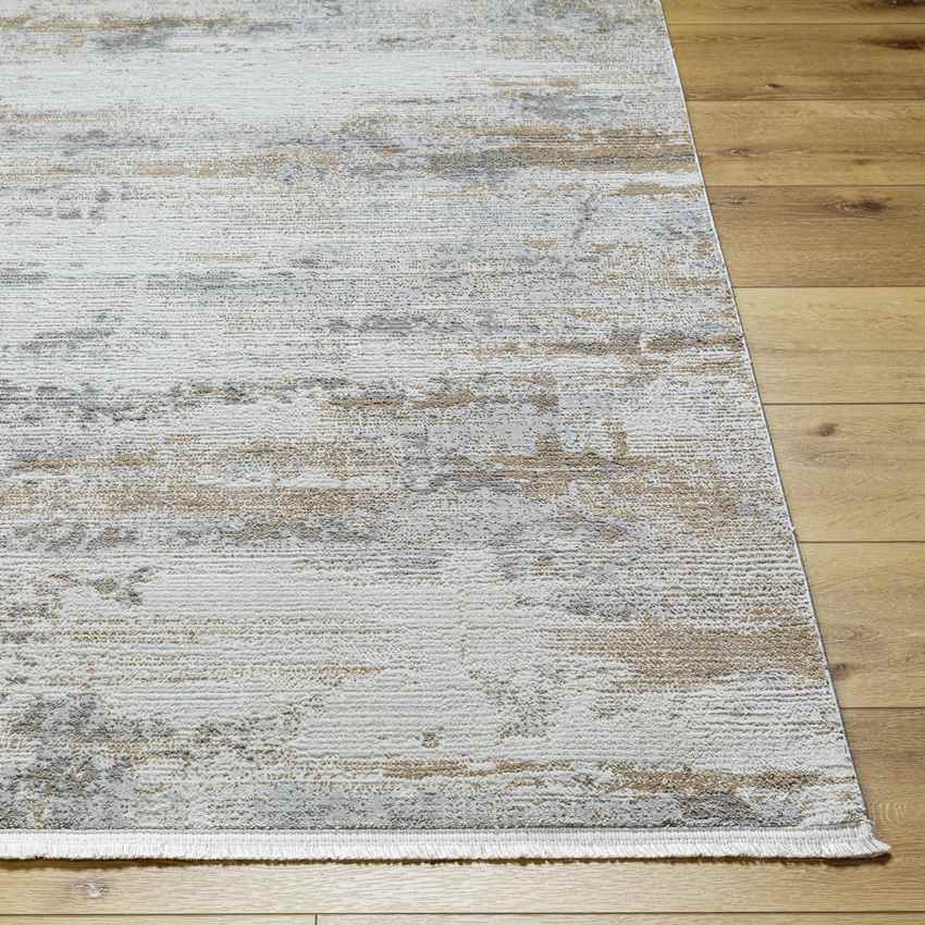 Kae Modern Brown/Cobalt Area Rug