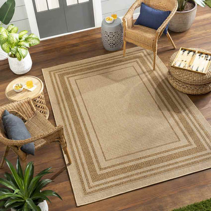 Denesha Modern Beige/Brown Area Rug